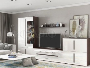 КИМ Шкаф с подсветкой (белый) в Губахе - gubaha.ok-mebel.com | фото 6