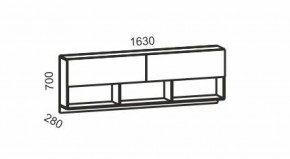 Киви №6 Навесная секция (ЛДСП молочный дуб/лайм) в Губахе - gubaha.ok-mebel.com | фото 2