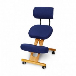 Коленный стул со спинкой Smartstool KW02В + Чехлы в Губахе - gubaha.ok-mebel.com | фото 3