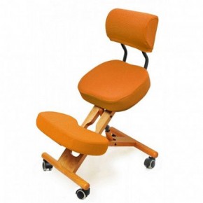 Коленный стул со спинкой Smartstool KW02В + Чехлы в Губахе - gubaha.ok-mebel.com | фото 4