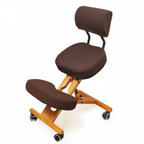 Коленный стул со спинкой Smartstool KW02В + Чехлы в Губахе - gubaha.ok-mebel.com | фото 7
