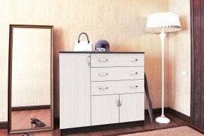 Комод №3 ЛДСП (Венге/Дуб Белфорд) в Губахе - gubaha.ok-mebel.com | фото