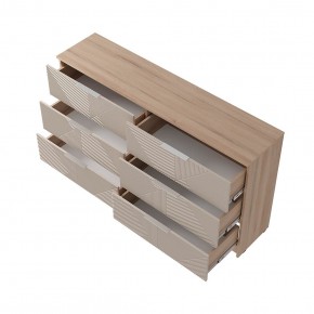 Комод Эмилия КМ-04 (Дуб смоки/Айриш (MF03)) в Губахе - gubaha.ok-mebel.com | фото 4