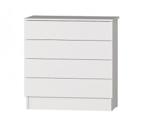 Комод Фаворит-3 (Белый текстурный) в Губахе - gubaha.ok-mebel.com | фото 2