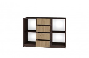 Комод Флоренция (Венге/Дуб Крафт Золотой) в Губахе - gubaha.ok-mebel.com | фото 2