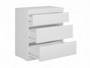 Комод КАСТОР с тремя ящиками, цвет белый в Губахе - gubaha.ok-mebel.com | фото 2