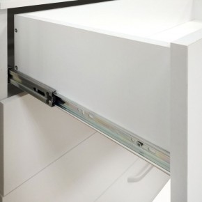 Комод мини Париж (Белый тиснение) в Губахе - gubaha.ok-mebel.com | фото 4