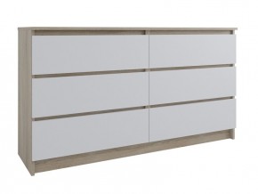 Комод МОРИ МК 1380.6 (Дуб Сонома/Белый) в Губахе - gubaha.ok-mebel.com | фото