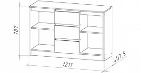 НИЦЦА-5 Комод (НЦ.05) в Губахе - gubaha.ok-mebel.com | фото 2