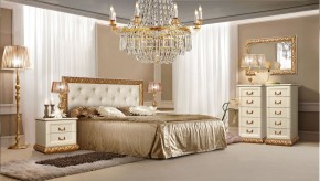 Комод узкий Тиффани штрих-лак/золото (ТФКМ-2) в Губахе - gubaha.ok-mebel.com | фото 2