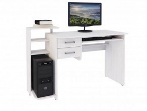 Компьютерный стол №12 (Анкор белый) в Губахе - gubaha.ok-mebel.com | фото