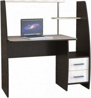 Компьютерный стол КЛ №6.2 левый (Венге/Дуб молочный) в Губахе - gubaha.ok-mebel.com | фото