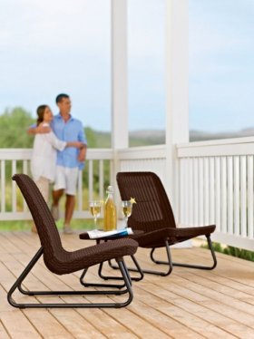 Комплект мебель Рио Патио (Rio Patio set) виски-коричневый в Губахе - gubaha.ok-mebel.com | фото 3