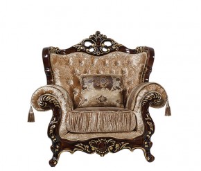 Комплект мягкой мебели Эсмеральда (Орех) без механиза раскладки (3+1+1) в Губахе - gubaha.ok-mebel.com | фото 5