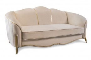 Комплект мягкой мебели Lara 3-1-1 с раскладным механизмом (бежевый/золото) в Губахе - gubaha.ok-mebel.com | фото 2
