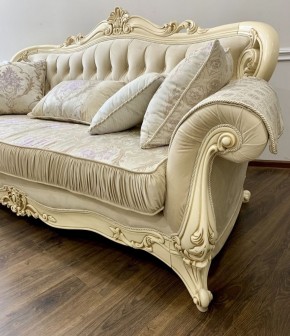 Комплект мягкой мебели Мона Лиза (крем) с раскладным механизмом в Губахе - gubaha.ok-mebel.com | фото 5