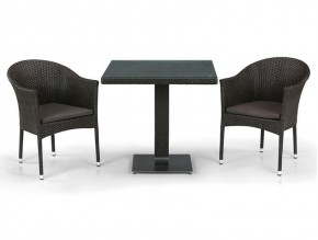 Комплект плетеной мебели T605SWT/Y350B-W53 Brown в Губахе - gubaha.ok-mebel.com | фото 1