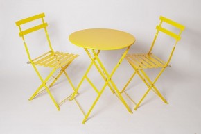 Комплект садовой мебели OTS-001R (стол + 2 стула) металл в Губахе - gubaha.ok-mebel.com | фото 3