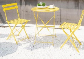 Комплект садовой мебели OTS-001R (стол + 2 стула) металл в Губахе - gubaha.ok-mebel.com | фото 10