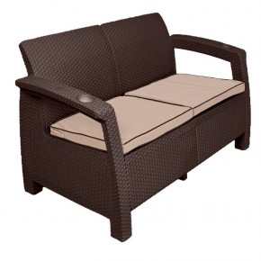 Комплект уличной мебели Yalta Premium Terrace Set (Ялта) шоколадый (+подушки под спину) в Губахе - gubaha.ok-mebel.com | фото 3