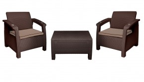 Комплект уличной мебели Yalta Premium Terrace Set (Ялта) шоколадый (+подушки под спину) в Губахе - gubaha.ok-mebel.com | фото 8