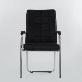 Кресло Barneo K-14 для посетителей и переговорных (черный) в Губахе - gubaha.ok-mebel.com | фото 2