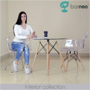 Кресло Barneo N-14-14 SteelMold прозрачный в Губахе - gubaha.ok-mebel.com | фото 2