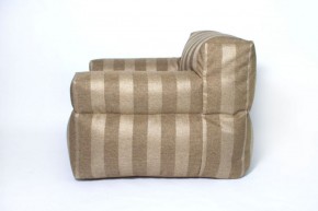 Кресло бескаркасное Уют полоса (Коричневый) в Губахе - gubaha.ok-mebel.com | фото 3