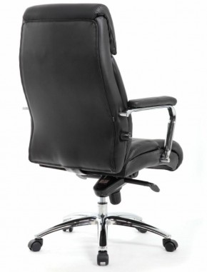 Кресло BRABIX PREMIUM "Phaeton EX-502" (кожа с компаньоном, хром, черное) 530882 в Губахе - gubaha.ok-mebel.com | фото 4