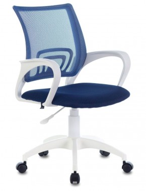 Кресло BRABIX "Fly MG-396W" (белый/темно-синее) 532399 в Губахе - gubaha.ok-mebel.com | фото
