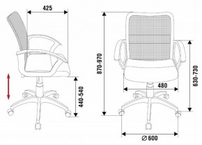 Кресло Бюрократ CH-590SL/BLACK в Губахе - gubaha.ok-mebel.com | фото 4