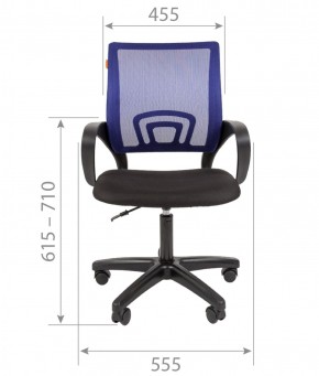 Кресло для оператора CHAIRMAN 696  LT (ткань стандарт 15-21/сетка TW-01) в Губахе - gubaha.ok-mebel.com | фото 4