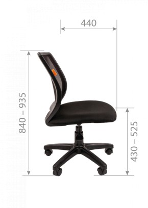Кресло для оператора CHAIRMAN 699 Б/Л (ткань стандарт/сетка TW-01) в Губахе - gubaha.ok-mebel.com | фото 7