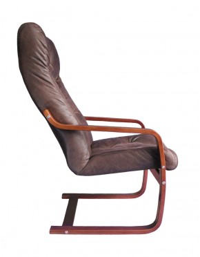 Кресло для отдыха (пружинка) Магнат 102-З-Ш замша ШОКОЛАД в Губахе - gubaha.ok-mebel.com | фото 2