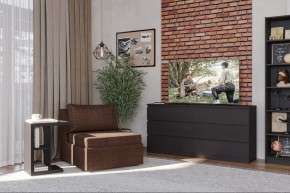 Кресло для отдыха Йоки коричневое, ткань рогожка в Губахе - gubaha.ok-mebel.com | фото 4