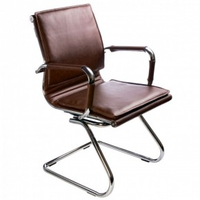 Кресло для посетителя Бюрократ CH-993-Low-V/Brown коричневый в Губахе - gubaha.ok-mebel.com | фото