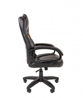 Кресло для руководителя  CHAIRMAN 432 (Экокожа черная) в Губахе - gubaha.ok-mebel.com | фото 3