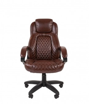 Кресло для руководителя  CHAIRMAN 432 (Экокожа коричневая) в Губахе - gubaha.ok-mebel.com | фото 2