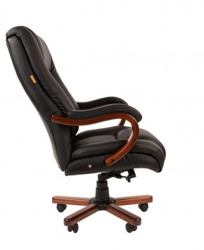 Кресло для руководителя CHAIRMAN  503 (Кожа) Черное в Губахе - gubaha.ok-mebel.com | фото 3