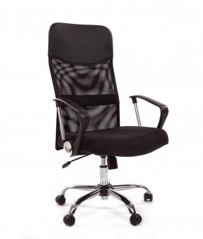 Кресло для руководителя CHAIRMAN 610 N (15-21 черный/сетка черный) в Губахе - gubaha.ok-mebel.com | фото