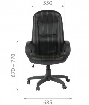 Кресло для руководителя  CHAIRMAN 685 (экокожа черный) в Губахе - gubaha.ok-mebel.com | фото 5