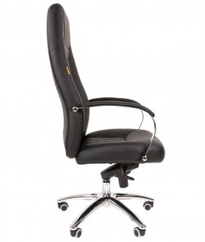 Кресло для руководителя CHAIRMAN 950 (Экокожа) Черное в Губахе - gubaha.ok-mebel.com | фото 3