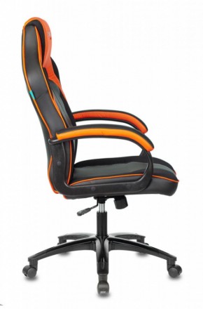 Кресло игровое Бюрократ VIKING 2 AERO ORANGE черный/оранжевый в Губахе - gubaha.ok-mebel.com | фото 3