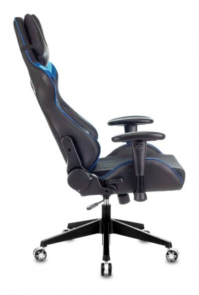 Кресло игровое Бюрократ VIKING 4 AERO BLUE черный/синий в Губахе - gubaha.ok-mebel.com | фото 2