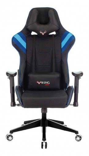 Кресло игровое Бюрократ VIKING 4 AERO BLUE черный/синий в Губахе - gubaha.ok-mebel.com | фото 3