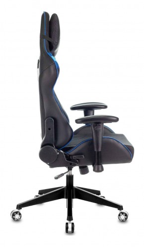 Кресло игровое Бюрократ VIKING 4 AERO BLUE черный/синий в Губахе - gubaha.ok-mebel.com | фото 8