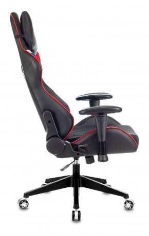Кресло игровое Бюрократ VIKING 4 AERO RUS черный в Губахе - gubaha.ok-mebel.com | фото 2
