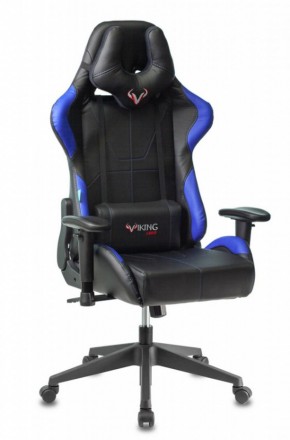 Кресло игровое Бюрократ VIKING 5 AERO BLUE черный/синий в Губахе - gubaha.ok-mebel.com | фото