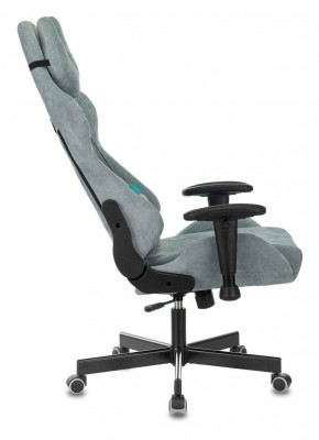 Кресло игровое Бюрократ VIKING KNIGHT LT28 FABRIC серо-голубой в Губахе - gubaha.ok-mebel.com | фото 2