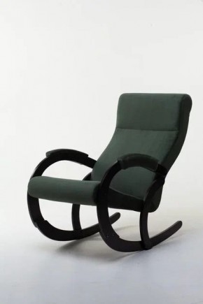 Кресло-качалка КОРСИКА 34-Т-AG (зеленый) в Губахе - gubaha.ok-mebel.com | фото 1